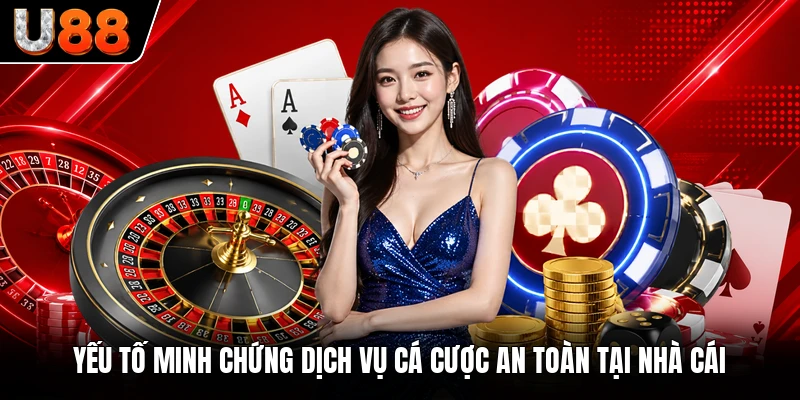 Yếu tố minh chứng dịch vụ cá cược an toàn tại nhà cái